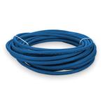 Picture of 25ft Blue CAT 6A Plenum-Rated Ethernet Cable Snagless Bubble Boot RJ-45 M/M