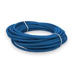 Picture of 25ft Blue CAT 6A Plenum-Rated Ethernet Cable Snagless Bubble Boot RJ-45 M/M