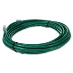 Picture of 25ft Green CAT 6A Shielded PVC Ethernet Cable Snagless Easy Clear Boot RJ-45 M/M