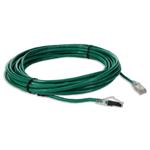 Picture of 25ft Green CAT 6A Shielded PVC Ethernet Cable Snagless Easy Clear Boot RJ-45 M/M