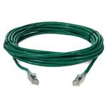 Picture of 25ft Green CAT 6A Shielded PVC Ethernet Cable Snagless Easy Clear Boot RJ-45 M/M