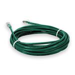 Picture of 25ft Green CAT 6 Plenum-Rated Ethernet Cable Snagless Easy Clear Boot TAA RJ-45 M/M