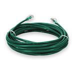 Picture of 25ft Green CAT 6 Plenum-Rated Ethernet Cable Snagless Easy Clear Boot TAA RJ-45 M/M