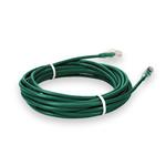 Picture of 25ft Green CAT 6 Plenum-Rated Ethernet Cable Snagless Easy Clear Boot TAA RJ-45 M/M