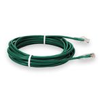 Picture of 25ft Green CAT 6 Plenum-Rated Ethernet Cable Snagless Easy Clear Boot TAA RJ-45 M/M