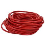 Picture of 25ft Red CAT 6 PVC Ethernet Cable Snagless Bubble Boot Crossover RJ-45 M/M