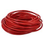 Picture of 25ft Red CAT 6 PVC Ethernet Cable Snagless Bubble Boot Crossover RJ-45 M/M