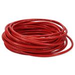 Picture of 25ft Red CAT 6 PVC Ethernet Cable Snagless Bubble Boot Crossover RJ-45 M/M