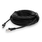 Picture of 25ft Black CAT 7 Shielded (S/FTP) PVC Ethernet Cable Snagless Bubble Boot RJ-45 M/M