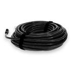 Picture of 25ft Black CAT 7 Shielded (S/FTP) PVC Ethernet Cable Snagless Bubble Boot RJ-45 M/M