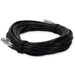 Picture of 25ft Black CAT 6 Slim PVC Ethernet Cable Snagless Clear-Claw RJ-45 M/M