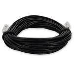 Picture of 25ft Black CAT 6 Slim PVC Ethernet Cable Snagless Clear-Claw RJ-45 M/M