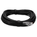 Picture of 25ft Black CAT 6 Slim PVC Ethernet Cable Snagless Clear-Claw RJ-45 M/M