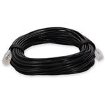 Picture of 25ft Black CAT 6 Slim PVC Ethernet Cable Snagless Clear-Claw RJ-45 M/M