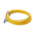 Picture of 7m 2xCS to 2xCS Yellow OS2 Quadplex OFNR (Riser-Rated) SMF Fiber Outdoor Patch Cable