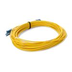 Picture of 7m 2xCS to 2xCS Yellow OS2 Quadplex OFNR (Riser-Rated) SMF Fiber Outdoor Patch Cable