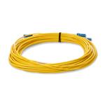 Picture of 7m 2xCS to 2xCS Yellow OS2 Quadplex OFNR (Riser-Rated) SMF Fiber Outdoor Patch Cable
