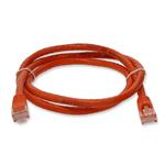 Picture of 2ft Orange CAT 6 PVC Ethernet Cable Snagless Bubble Boot RJ-45 M/M