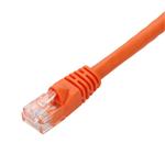 Picture of 2ft Orange CAT 6A PVC Ethernet Cable Snagless Bubble Boot RJ-45 M/M