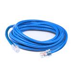 Picture of 2ft Blue CAT 6A Shielded PVC Ethernet Cable Snagless Easy Clear Boot RJ-45 M/M