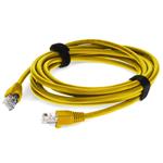 Picture of 2m Yellow CAT 5E PVC Ethernet Cable Snagless Bubble Boot RJ-45 M/M