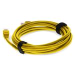 Picture of 2m Yellow CAT 5E PVC Ethernet Cable Snagless Bubble Boot RJ-45 M/M