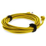 Picture of 2m Yellow CAT 5E PVC Ethernet Cable Snagless Bubble Boot RJ-45 M/M