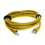 Picture of 2m Yellow CAT 5E PVC Ethernet Cable Snagless Bubble Boot RJ-45 M/M