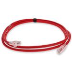 Picture of 2m Red CAT 6A Shielded PVC Ethernet Cable Snagless Easy Clear Boot RJ-45 M/M