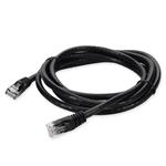 Picture of 3.5ft Black CAT 6 PVC Ethernet Cable Snagless Bubble Boot RJ-45 M/M
