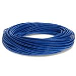 Picture of 10-Pieces of 300ft Blue CAT 6A PVC Ethernet Cables Snagless Bubble Boot RJ-45 M/M