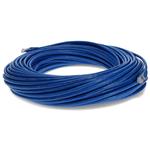 Picture of 25-Pieces of 300ft Blue CAT 6A PVC Ethernet Cables Snagless Bubble Boot RJ-45 M/M