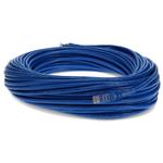 Picture of 25-Pieces of 300ft Blue CAT 6A PVC Ethernet Cables Snagless Bubble Boot RJ-45 M/M