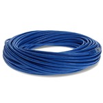 Picture of 25-Pieces of 300ft Blue CAT 6A PVC Ethernet Cables Snagless Bubble Boot RJ-45 M/M