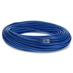 Picture of 25-Pieces of 300ft Blue CAT 6A PVC Ethernet Cables Snagless Bubble Boot RJ-45 M/M