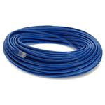 Picture of 25-Pieces of 300ft Blue CAT 6A PVC Ethernet Cables Snagless Bubble Boot RJ-45 M/M