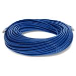 Picture of 25-Pieces of 300ft Blue CAT 6A PVC Ethernet Cables Snagless Bubble Boot RJ-45 M/M