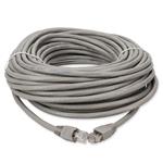 Picture of 300ft Gray CAT 6A PVC Ethernet Cable Snagless Bubble Boot RJ-45 M/M