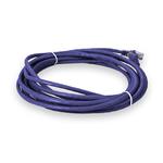 Picture of 30ft Purple CAT 5E PVC Ethernet Cable Snagless Bubble Boot RJ-45 M/M