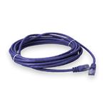 Picture of 30ft Purple CAT 5E PVC Ethernet Cable Snagless Bubble Boot RJ-45 M/M