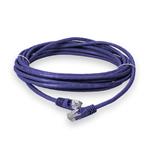 Picture of 30ft Purple CAT 5E PVC Ethernet Cable Snagless Bubble Boot RJ-45 M/M