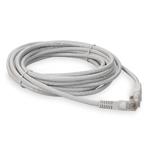 Picture of 30ft White CAT 6A PVC Ethernet Cable Snagless Easy Clear Boot TAA RJ-45 M/M