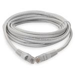 Picture of 30ft White CAT 6A PVC Ethernet Cable Snagless Easy Clear Boot TAA RJ-45 M/M