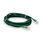 Picture of 30ft Green CAT 6 Plenum-Rated Ethernet Cable Snagless Easy Clear Boot TAA RJ-45 M/M