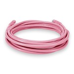 Picture of 30ft Pink CAT 6 Shielded PVC Ethernet Cable Snagless Easy Clear Boot RJ-45 M/M