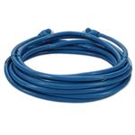 Picture of 33ft Blue CAT 6A Shielded PVC Ethernet Cable Snagless Easy Clear Boot RJ-45 M/M