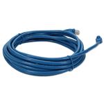 Picture of 33ft Blue CAT 6A Shielded PVC Ethernet Cable Snagless Easy Clear Boot RJ-45 M/M