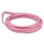 Picture of 34ft Pink CAT 6 PVC Ethernet Cable Snagless Bubble Boot RJ-45 M/M