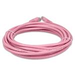 Picture of 34ft Pink CAT 6 PVC Ethernet Cable Snagless Bubble Boot RJ-45 M/M