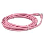 Picture of 34ft Pink CAT 6 PVC Ethernet Cable Snagless Bubble Boot RJ-45 M/M